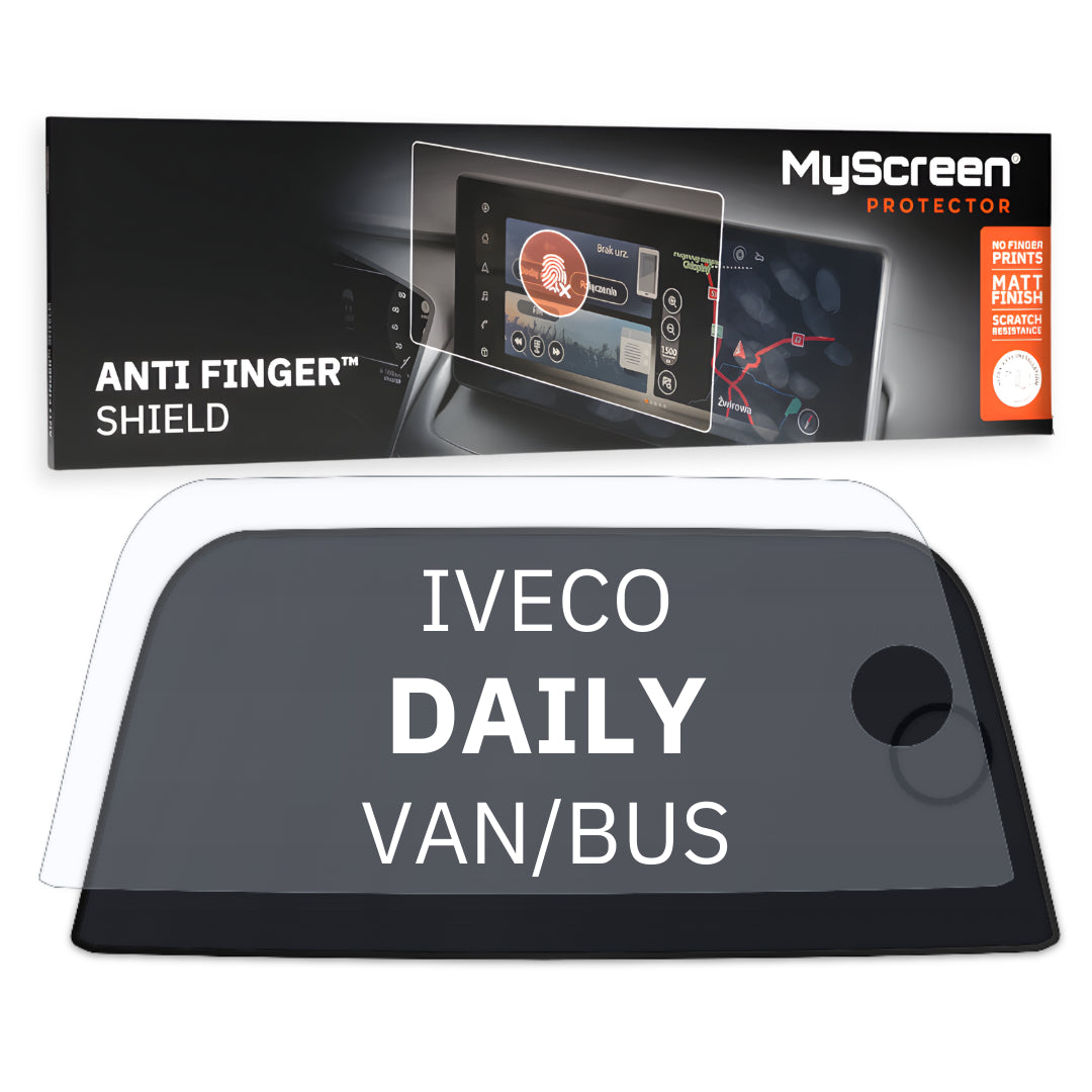 IVECO DAILY VAN/BUS 2024 / + FRONT CENTRE DASHBOARD 02 *  - Matowa folia antyodciskowa MyScreen ANTI FINGER SHIELD