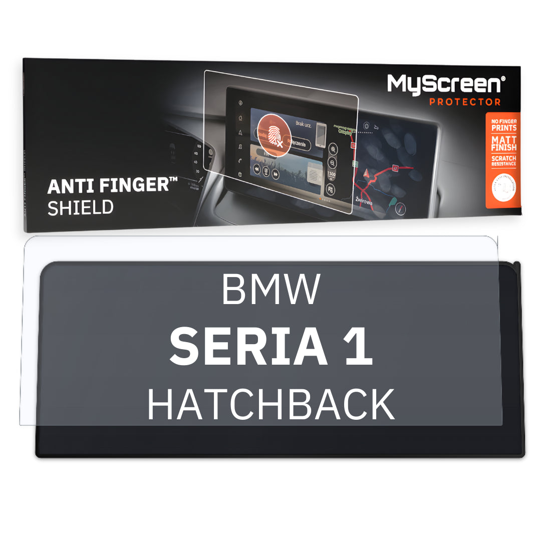 BMW SERIA 1 HATCHBACK 2017 / 2019 FRONT CENTRE DASHBOARD 01 8,8"  - Matowa folia antyodciskowa MyScreen ANTI FINGER SHIELD
