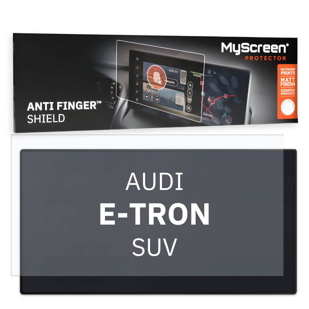 AUDI E-TRON SUV 2020 / 2022 FRONT CENTRE DASHBOARD 01 *  - Matowa folia antyodciskowa MyScreen ANTI FINGER SHIELD