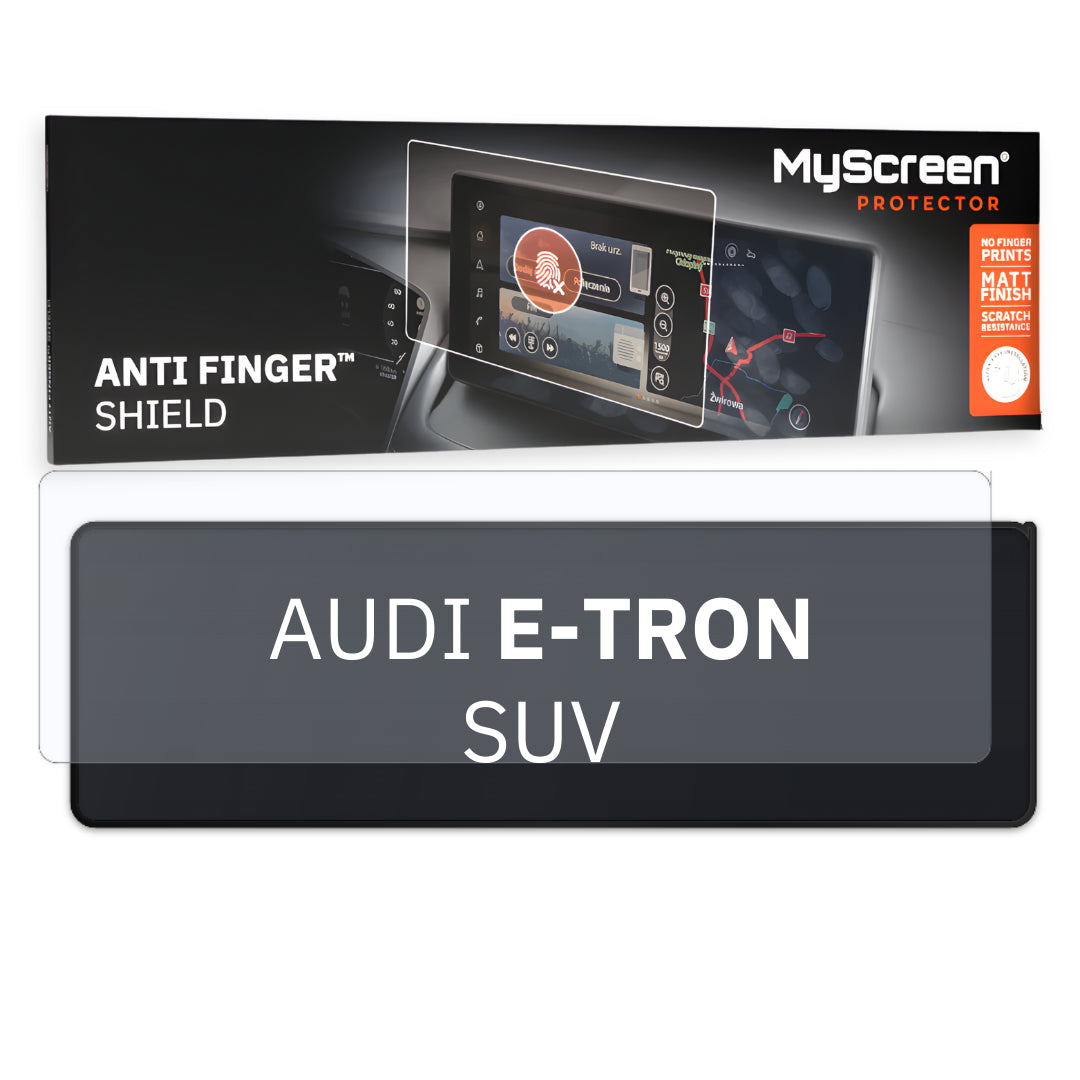 AUDI E-TRON SUV 2020 / 2022 BACK CENTRE AIR CONTROL *  - Matowa folia antyodciskowa MyScreen ANTI FINGER SHIELD
