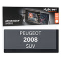 PEUGEOT 2008 SUV 2023 / + FRONT CENTRE DASHBOARD 01 *  - Matowa folia antyodciskowa MyScreen ANTI FINGER SHIELD