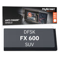 DFSK FX 600 SUV 2025 / + FRONT CENTRE CONTROL PANEL * - Matowa folia antyodciskowa MyScreen ANTI FINGER SHIELD
