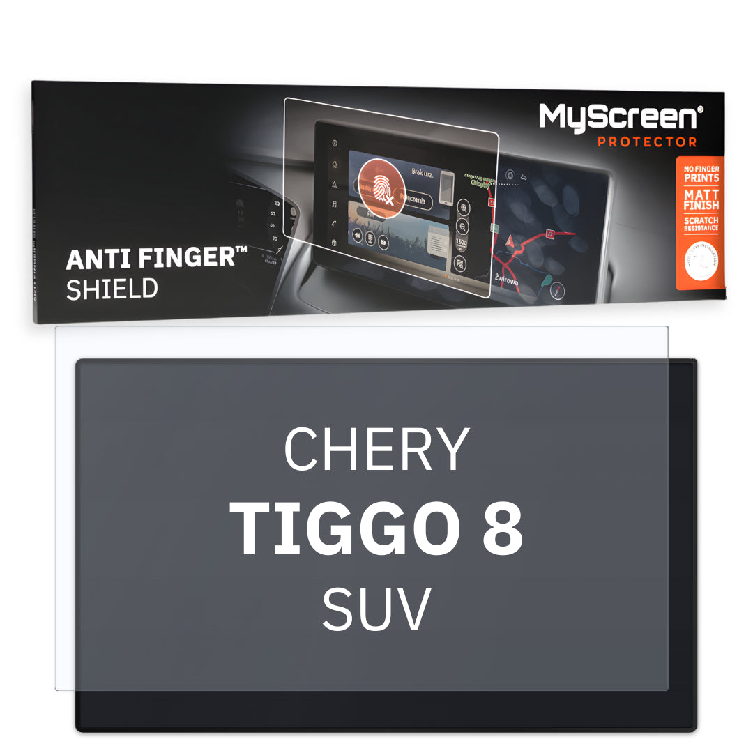 CHERY TIGGO 8 SUV 2025 / + FRONT CENTRE DASHBOARD 01 * - Matowa folia antyodciskowa MyScreen ANTI FINGER SHIELD