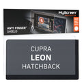 CUPRA LEON HATCHBACK 2024 / + FRONT CENTRE DASHBOARD 01 12,9" - Matowa folia antyodciskowa MyScreen ANTI FINGER SHIELD