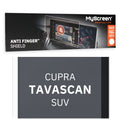 CUPRA TAVASCAN SUV 2024 / + FRONT CENTRE DASHBOARD 01 15" - Matowa folia antyodciskowa MyScreen ANTI FINGER SHIELD