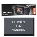 CITROEN C4 GRAND PICASSO VAN/BUS 2013 / 2018 FRONT CENTRE DASHBOARD 01 *  - Matowa folia antyodciskowa MyScreen ANTI FINGER SHIE