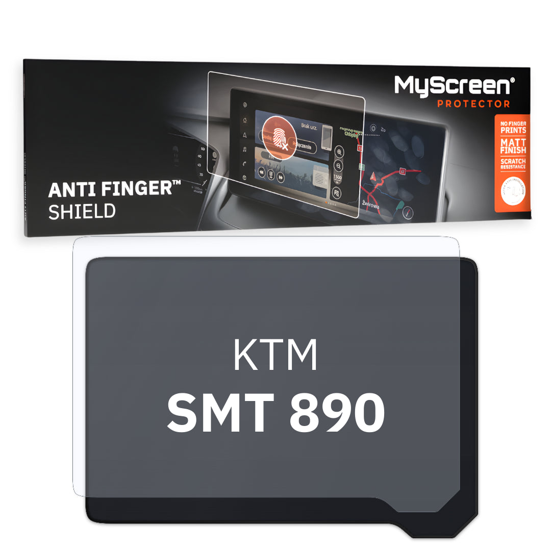 KTM SMT 890 ND 2024 / + FRONT CENTRE DASHBOARD 01 *  - Matowa folia antyodciskowa MyScreen ANTI FINGER SHIELD