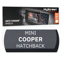 MINI COOPER HATCHBACK 2015 / 2023 FRONT CENTRE DASHBOARD 01 *  - Matowa folia antyodciskowa MyScreen ANTI FINGER SHIELD