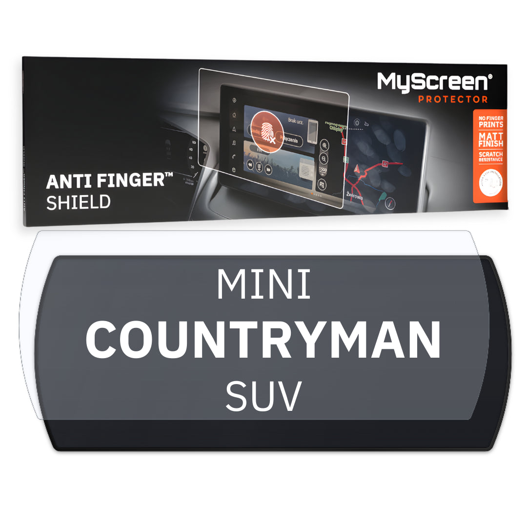 MINI COUNTRYMAN SUV 2016 / 2023 FRONT CENTRE DASHBOARD 01 *  - Matowa folia antyodciskowa MyScreen ANTI FINGER SHIELD
