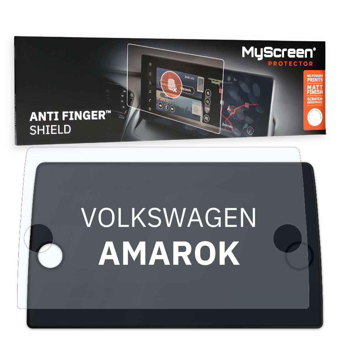 VOLKSWAGEN AMAROK PICK UP 2016 / 2021 FRONT CENTRE DASHBOARD 01 *  - Matowa folia antyodciskowa MyScreen ANTI FINGER SHIELD