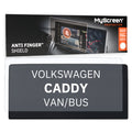 VOLKSWAGEN CADDY VAN/BUS 2021 / + FRONT CENTRE DASHBOARD 01 *  - Matowa folia antyodciskowa MyScreen ANTI FINGER SHIELD
