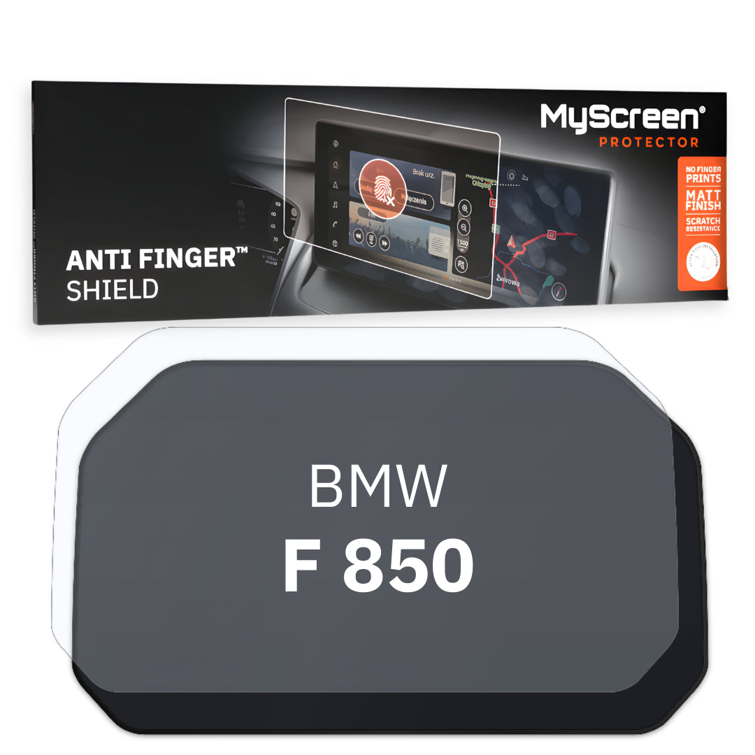 BMW F 850 GS ND 2018 / + FRONT CENTRE DASHBOARD 01 *  - Matowa folia antyodciskowa MyScreen ANTI FINGER SHIELD