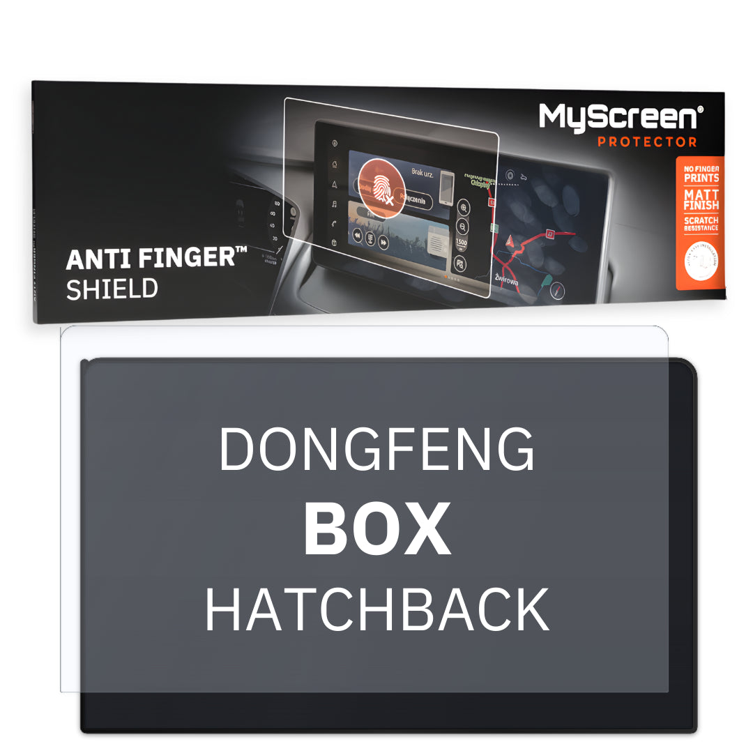 DONGFENG BOX HATCHBACK 2024 / + FRONT CENTRE DASHBOARD 01 *  - Matowa folia antyodciskowa MyScreen ANTI FINGER SHIELD