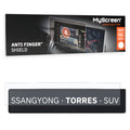 SSANGYONG TORRES EVX SUV 2025 / + FRONT CENTRE DASHBOARD 01 12,3" + 12,3" - Matowa folia antyodciskowa MyScreen ANTI FINGER SHIE