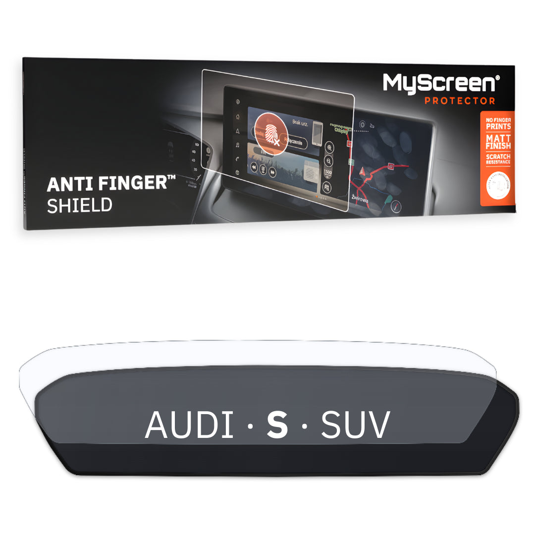 AUDI S Q5 SUV 2025 / + FRONT CENTRE DASHBOARD 01 * - Matowa folia antyodciskowa MyScreen ANTI FINGER SHIELD
