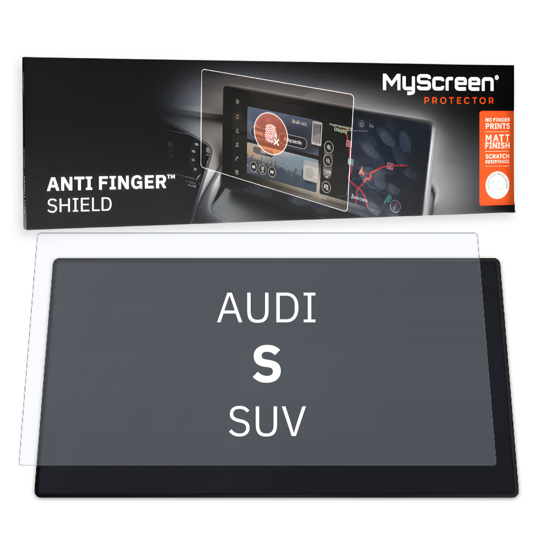 AUDI S Q7 SUV 2019 / + FRONT CENTRE CONTROL PANEL *  - Matowa folia antyodciskowa MyScreen ANTI FINGER SHIELD