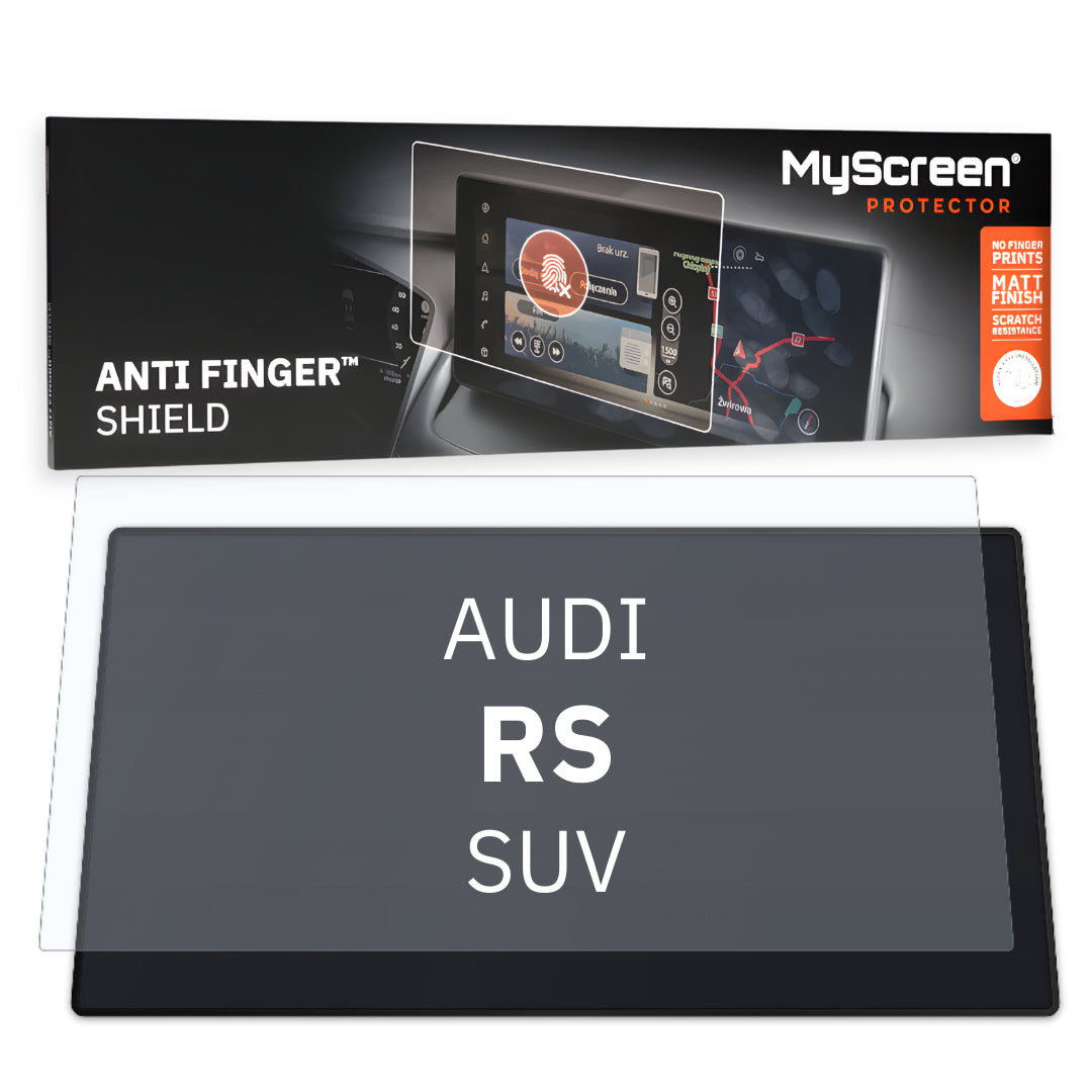 AUDI RS Q8 SUV 2018 / + FRONT CENTRE CONTROL PANEL *  - Matowa folia antyodciskowa MyScreen ANTI FINGER SHIELD