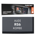 AUDI RS6 GT KOMBI 2018 / + FRONT CENTRE DASHBOARD 01 *  - Matowa folia antyodciskowa MyScreen ANTI FINGER SHIELD
