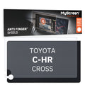 TOYOTA C-HR Comfort Plus CROSS 2023 / + FRONT CENTRE DASHBOARD 01 8"  - Matowa folia antyodciskowa MyScreen ANTI FINGER SHIELD