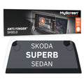 SKODA Superb Style SEDAN 2019 / + FRONT CENTRE DASHBOARD 01 8"  - Matowa folia antyodciskowa MyScreen ANTI FINGER SHIELD
