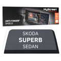 SKODA Superb Style SEDAN 2019 / + FRONT CENTRE DASHBOARD 02 8"  - Matowa folia antyodciskowa MyScreen ANTI FINGER SHIELD