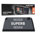 SKODA Superb L&K SEDAN 2019 / + FRONT CENTRE DASHBOARD 01 8"  - Matowa folia antyodciskowa MyScreen ANTI FINGER SHIELD