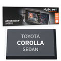 TOYOTA Corolla Style SEDAN 2022 / + FRONT CENTRE DASHBOARD 02 10,5"  - Matowa folia antyodciskowa MyScreen ANTI FINGER SHIELD