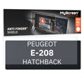 PEUGEOT e-208 Style HATCHBACK 2024 / + FRONT CENTRE DASHBOARD 01 10"  - Matowa folia antyodciskowa MyScreen ANTI FINGER SHIELD