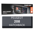 PEUGEOT 208 Allure HATCHBACK 2024 / + FRONT CENTRE DASHBOARD 01 10"  - Matowa folia antyodciskowa MyScreen ANTI FINGER SHIELD