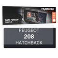 PEUGEOT 208 GT HATCHBACK 2024 / + FRONT CENTRE DASHBOARD 01 10"  - Matowa folia antyodciskowa MyScreen ANTI FINGER SHIELD