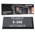 PEUGEOT e-308 Style HATCHBACK 2021 / + FRONT CENTRE DASHBOARD 01 10"  - Matowa folia antyodciskowa MyScreen ANTI FINGER SHIELD