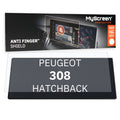 PEUGEOT 308 Allure HATCHBACK 2021 / + FRONT CENTRE DASHBOARD 01 10"  - Matowa folia antyodciskowa MyScreen ANTI FINGER SHIELD