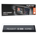 PEUGEOT e-308 SW Allure KOMBI 2021 / + FRONT CENTRE CONTROL PANEL *  - Matowa folia antyodciskowa MyScreen ANTI FINGER SHIELD