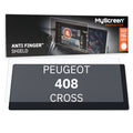 PEUGEOT 408 GT CROSS 2023 / + FRONT CENTRE DASHBOARD 01 10"  - Matowa folia antyodciskowa MyScreen ANTI FINGER SHIELD
