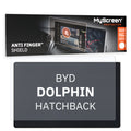 BYD Dolphin Mini HATCHBACK 2023 / + FRONT CENTRE DASHBOARD 02 12,8"  - Matowa folia antyodciskowa MyScreen ANTI FINGER SHIELD