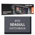 BYD Seagull HATCHBACK 2023 / + FRONT CENTRE DASHBOARD 01 10,1"  - Matowa folia antyodciskowa MyScreen ANTI FINGER SHIELD