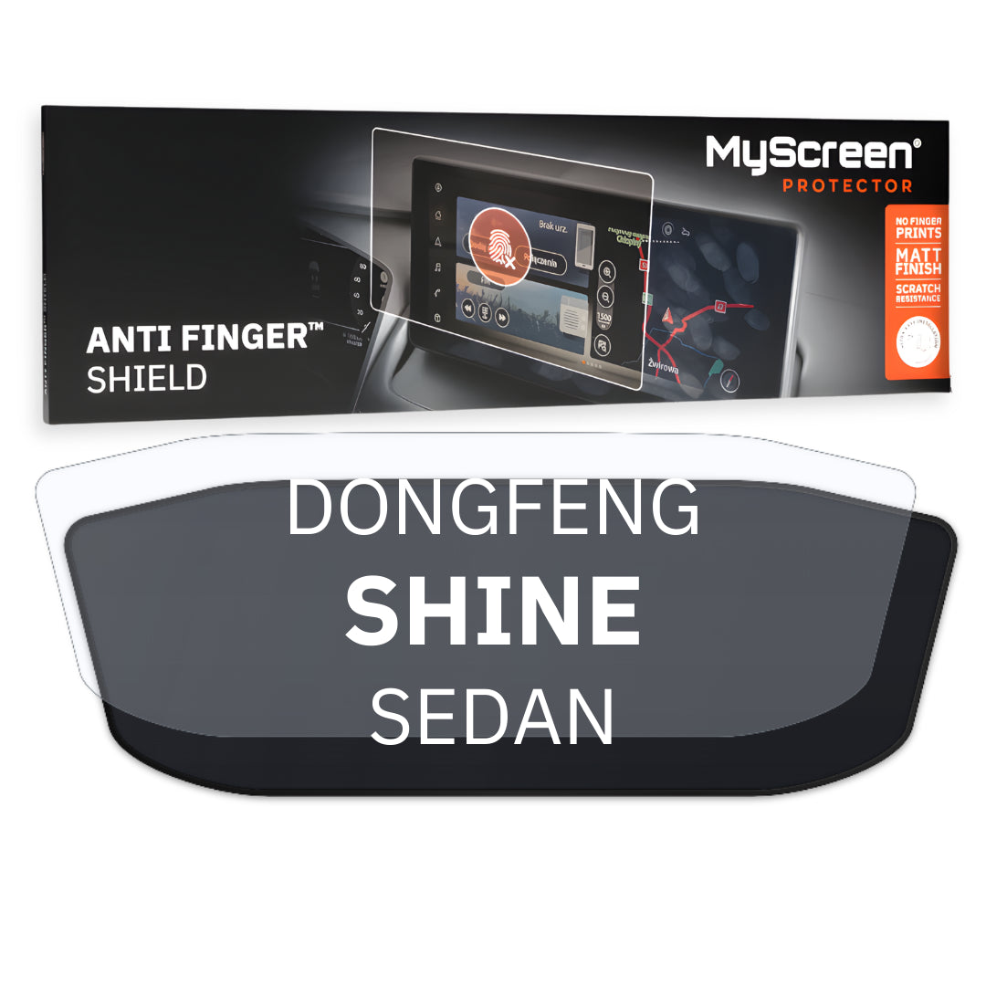 DONGFENG SHINE SEDAN 2025 / + FRONT CENTRE SPEEDOMETER *  - Matowa folia antyodciskowa MyScreen ANTI FINGER SHIELD
