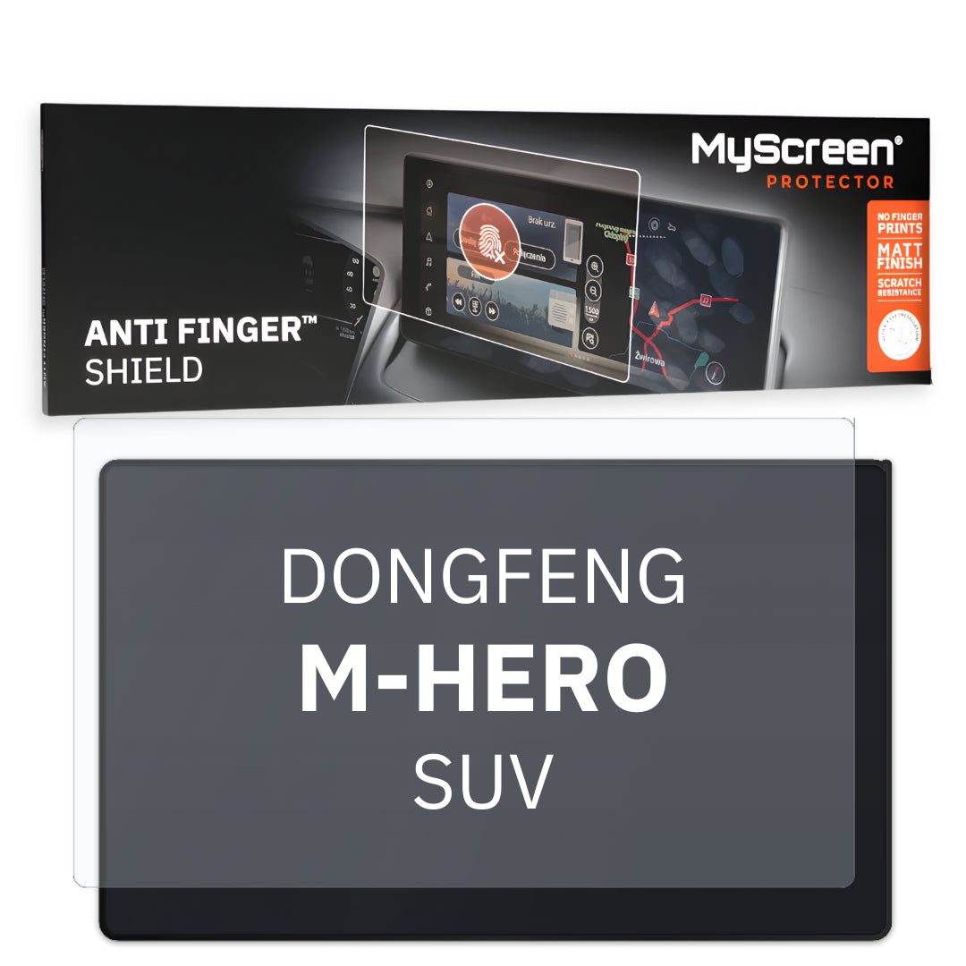 DONGFENG M-HERO SUV 2025 / + FRONT CENTRE DASHBOARD 01 *  - Matowa folia antyodciskowa MyScreen ANTI FINGER SHIELD