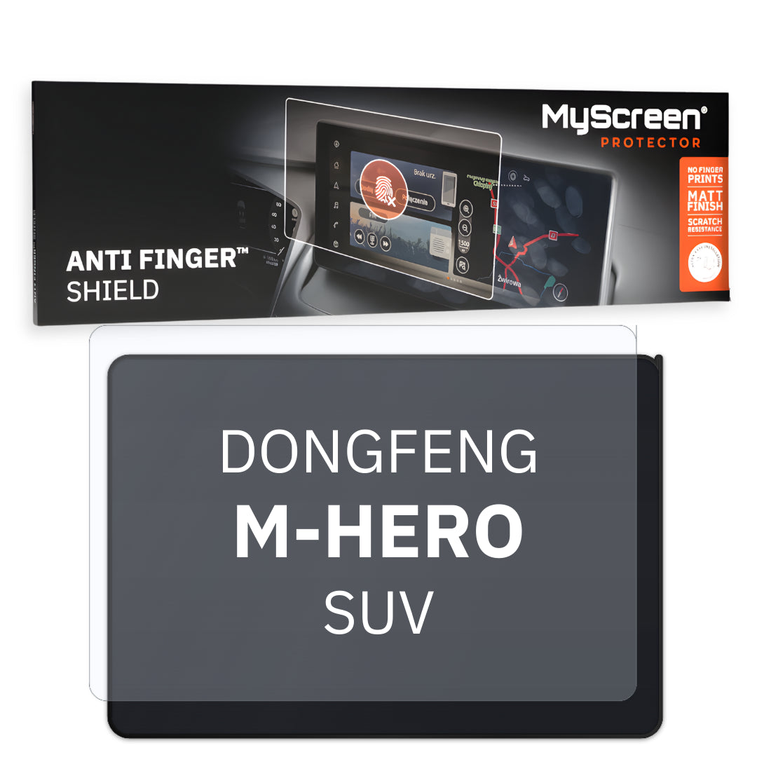 DONGFENG M-HERO SUV 2025 / + FRONT CENTRE CONTROL PANEL *  - Matowa folia antyodciskowa MyScreen ANTI FINGER SHIELD