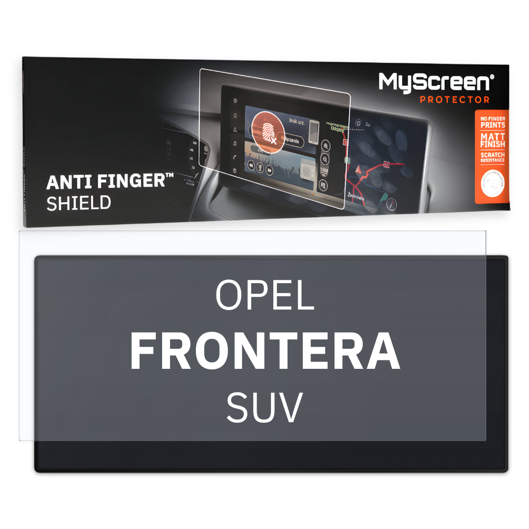 OPEL Frontera Electric Edition SUV 2024 / + FRONT CENTRE DASHBOARD 01 10"  - Matowa folia antyodciskowa MyScreen ANTI FINGER SHI