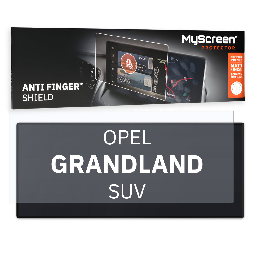 OPEL Grandland Electric Ultimate SUV 2021 / + FRONT CENTRE DASHBOARD 01 10"  - Matowa folia antyodciskowa MyScreen ANTI FINGER S