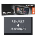 RENAULT 4 Iconic Cinq HATCHBACK 2025 / + FRONT CENTRE DASHBOARD 01 10,1"  - Matowa folia antyodciskowa MyScreen ANTI FINGER SHIE