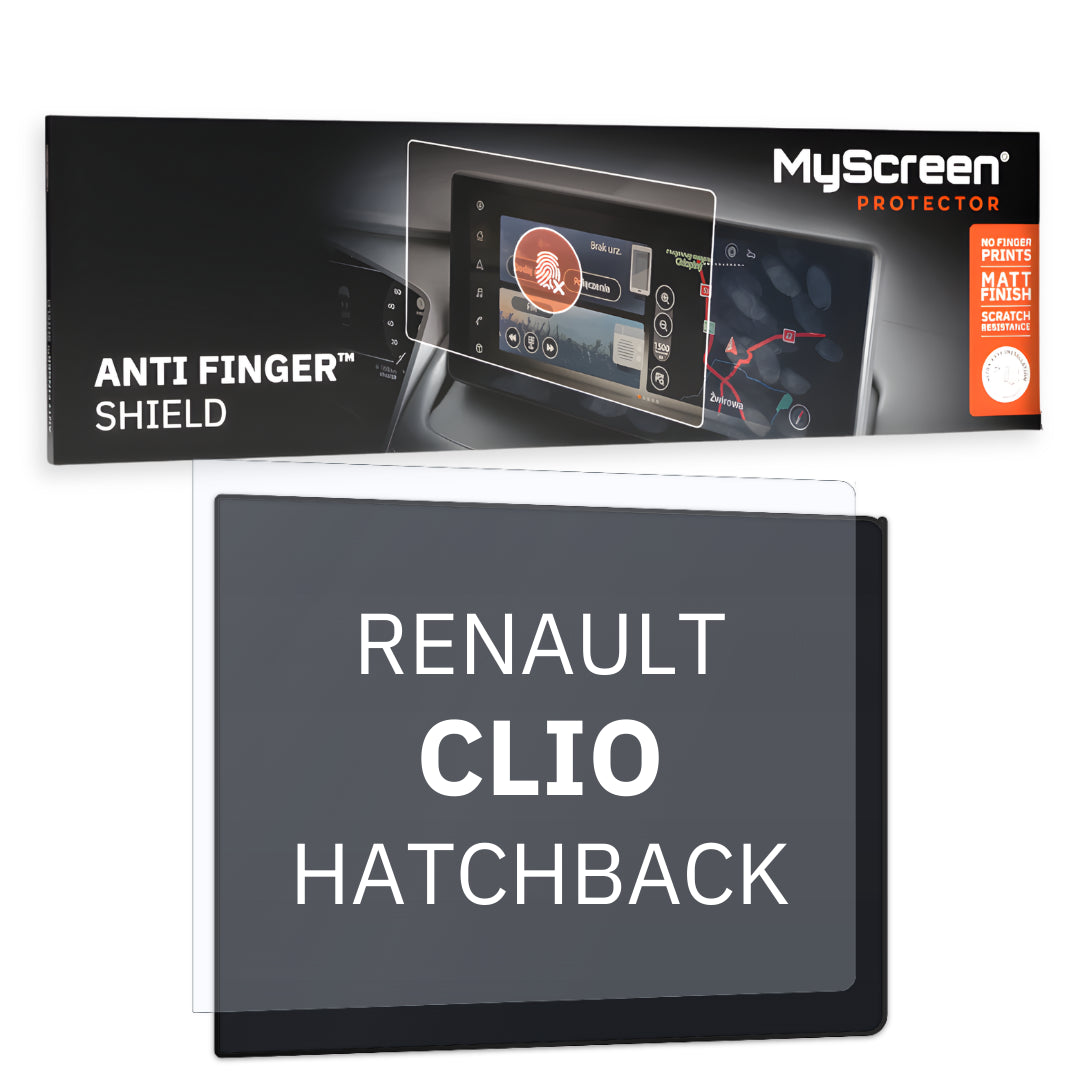 RENAULT Clio Esprit Alpine HATCHBACK 2023 / + FRONT CENTRE DASHBOARD 01 10,25"  - Matowa folia antyodciskowa MyScreen ANTI FINGE