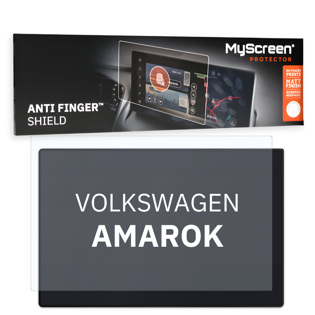 VOLKSWAGEN AMAROK PICK UP 2023 / + FRONT CENTRE DASHBOARD 01 *  - Matowa folia antyodciskowa MyScreen ANTI FINGER SHIELD