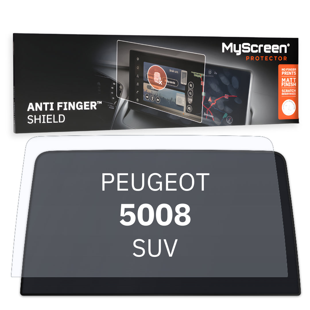 PEUGEOT 5008 SUV 2024 / + FRONT CENTRE DASHBOARD 01 *  - Matowa folia antyodciskowa MyScreen ANTI FINGER SHIELD