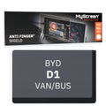 BYD D1 (China) VAN/BUS 2021 / + FRONT CENTRE DASHBOARD 01 12,8"  - Matowa folia antyodciskowa MyScreen ANTI FINGER SHIELD