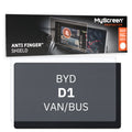 BYD D1 (China) VAN/BUS 2021 / + FRONT CENTRE DASHBOARD 02 8"  - Matowa folia antyodciskowa MyScreen ANTI FINGER SHIELD