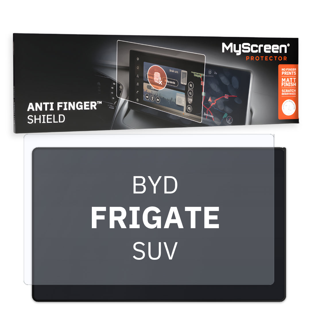 BYD FRIGATE (China) SUV 2023 / + FRONT CENTRE DASHBOARD 01 15,6" - Matowa folia antyodciskowa MyScreen ANTI FINGER SHIELD