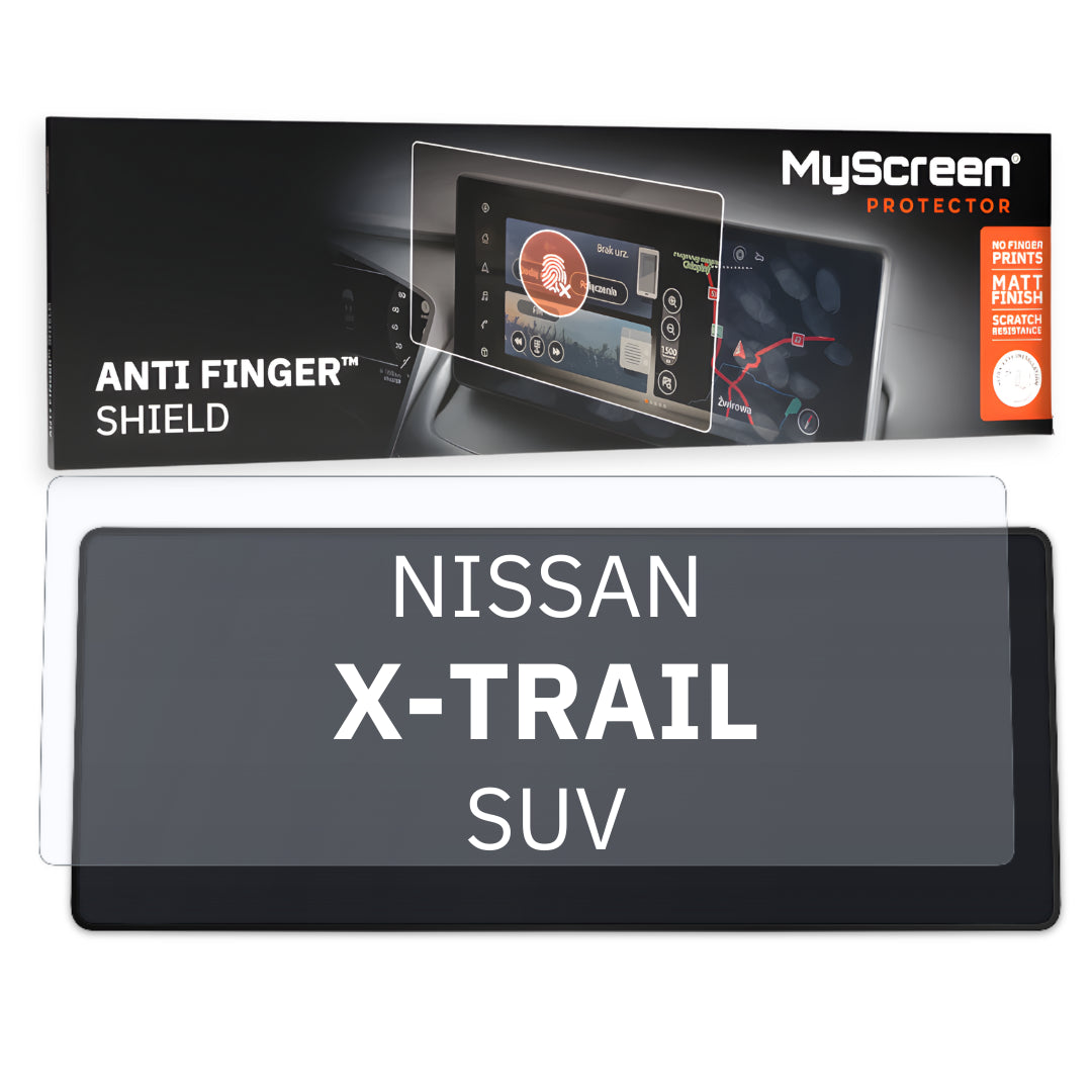 NISSAN X-Trail SUV 2022 / + FRONT CENTRE DASHBOARD 01 * - Matowa folia antyodciskowa MyScreen ANTI FINGER SHIELD