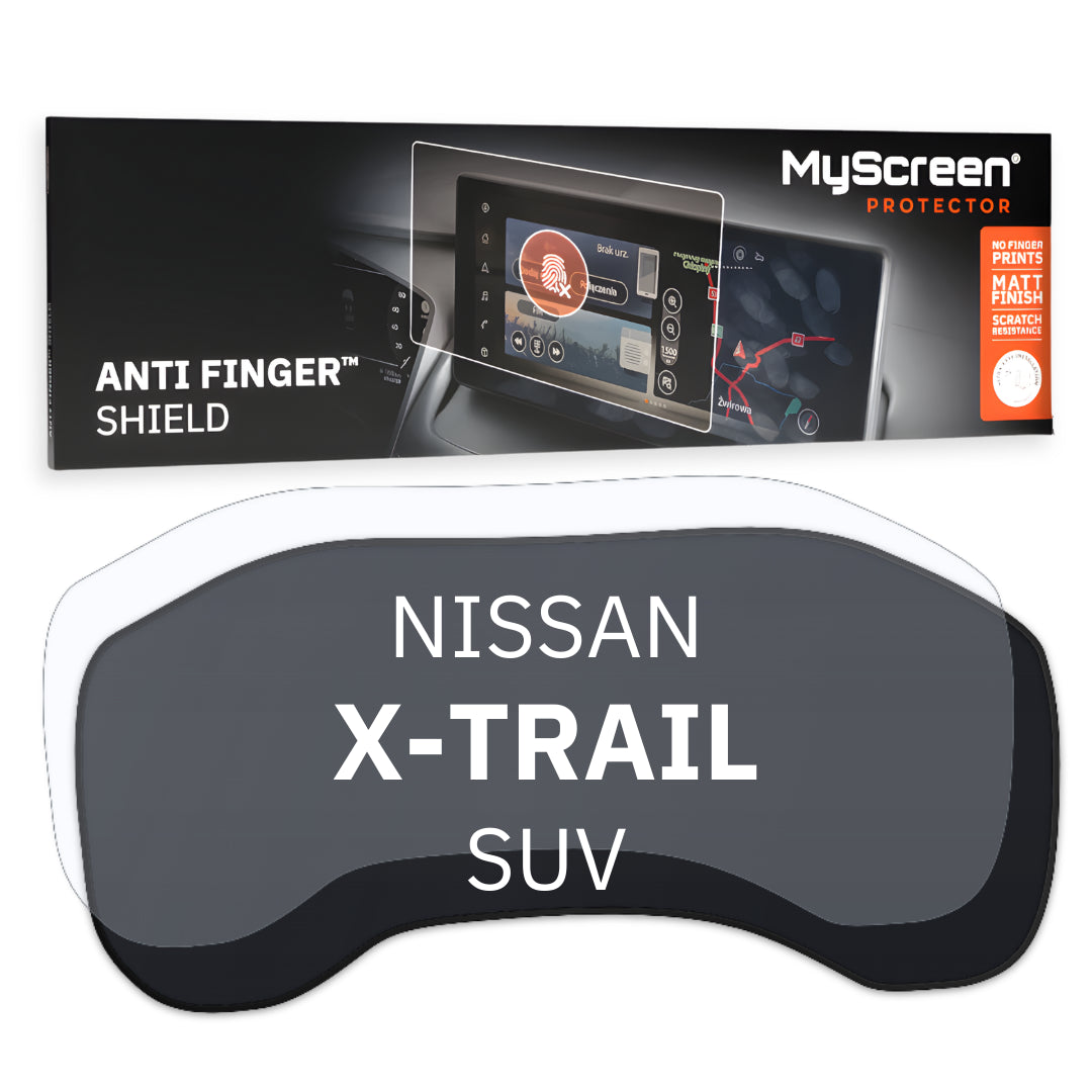 NISSAN X-Trail SUV 2022 / + FRONT LEFT SPEEDOMETER *  - Matowa folia antyodciskowa MyScreen ANTI FINGER SHIELD